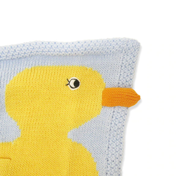 Organic Baby Lovey knit Blanket