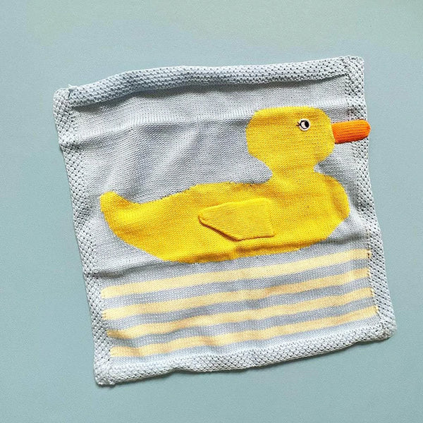 Organic Baby Lovey knit Blanket