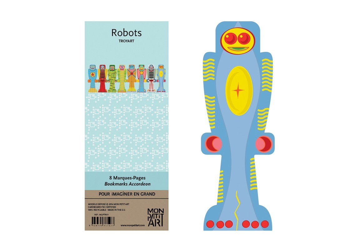 Robot Bookmarks – Yolk | free range design