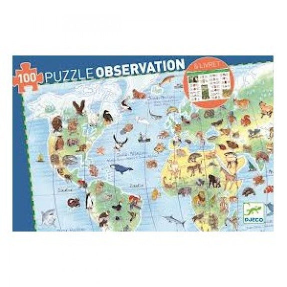 Observation World Puzzle - Animals