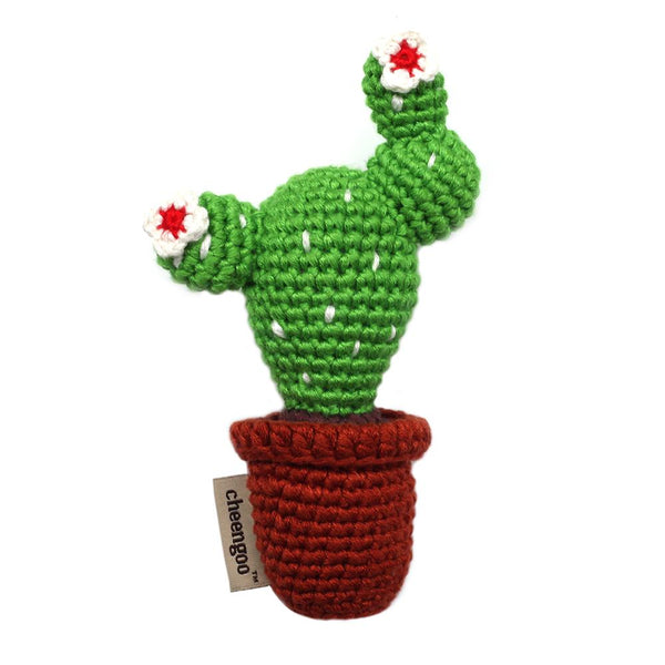 Crocheted Cactus Rattle