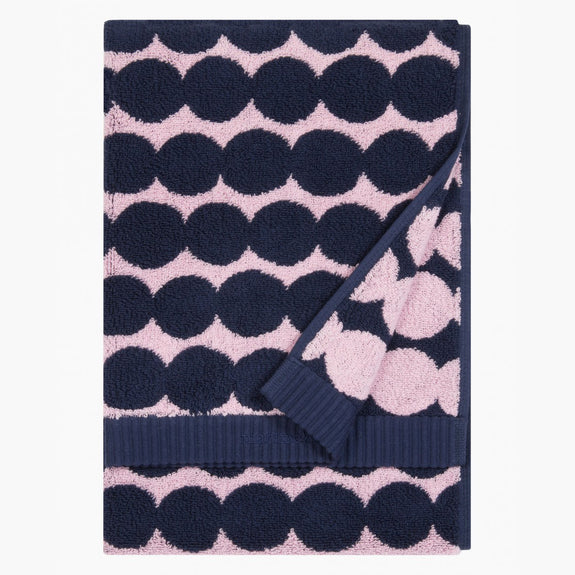 Räsymatto Guest Towel Pink/DarkBlue
