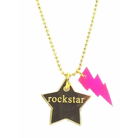 Rockstar Bolt Necklace