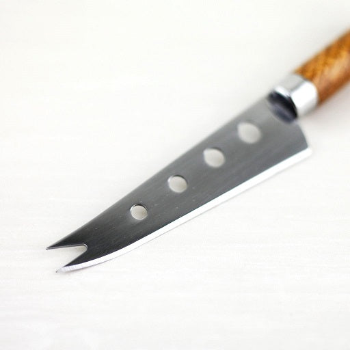 Oak and Stainless Steel Cheese Knife