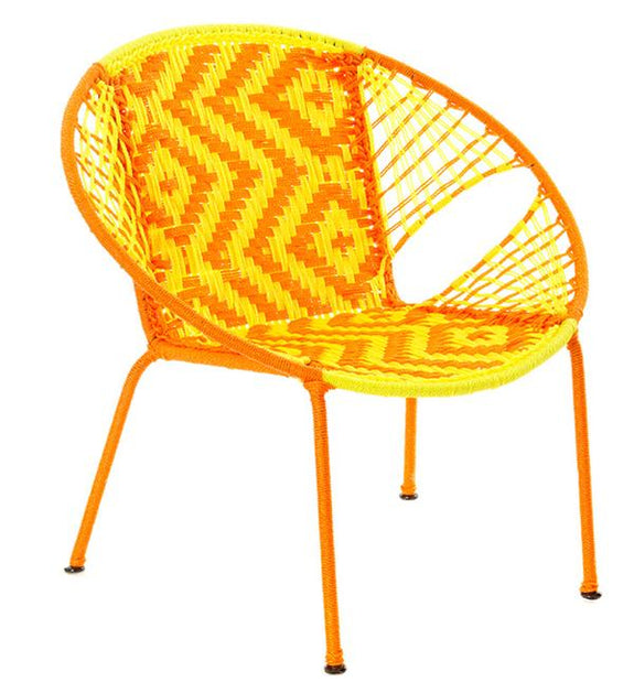 Petiti Peekaboo Chair -Yellow/Orange