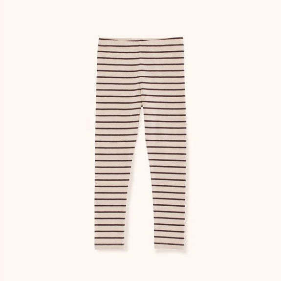 Small Stripes Pant (Nude/Plum)