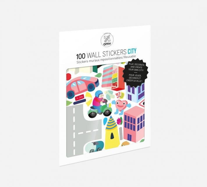 City Sticker Examples Wall Stickers - City – Yolk | free range design