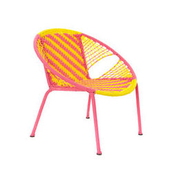 Petit Peekaboo Chair - Yellow/Pink