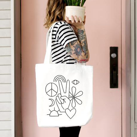 Tote Bag - Hippie Vibes